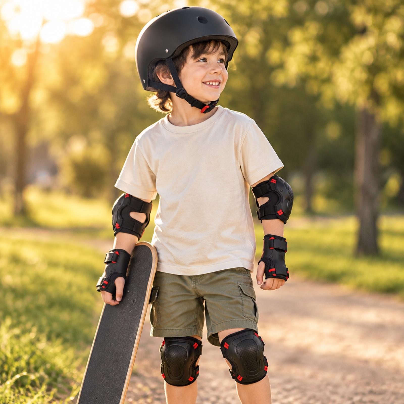 ABS Hard Shell Skate Helmet wi - đánh giá và giá Scooter Helmet Set
