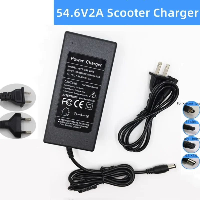 54.6V 2A Lithium Battery Charg - đánh giá và giá Electric Scooter Charger