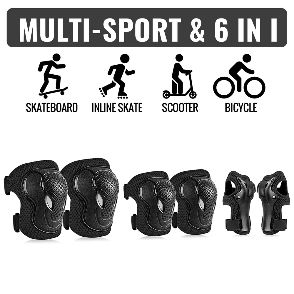 GOMOREON 6 Cái/bộ Trẻ Em An To - đánh giá và giá Scooter Helmet Set