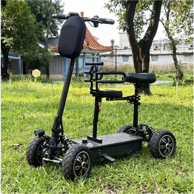 Electric Four-wheel Scooter Go - đánh giá và giá Folding Electric Scooter